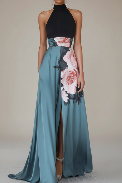 Mia's Boutique Sleeveless Floral Maxi Dress